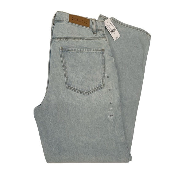 PACSUN DAD JEANS. NWT. LIGHT WASH. HIGH WAISTED. Size 27 - Picture 1 of 9